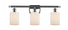  516-3W-PC-G341 - Hadley - 3 Light - 25 inch - Polished Chrome - Bath Vanity Light