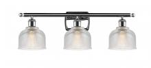  516-3W-PC-G412 - Dayton - 3 Light - 26 inch - Polished Chrome - Bath Vanity Light