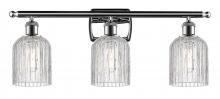  516-3W-PC-G559-5CL - Bridal Veil - 3 Light - 25 inch - Polished Chrome - Bath Vanity Light