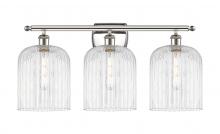 Innovations Lighting 516-3W-PN-G559-8CL - Bridal Veil - 3 Light - 25 inch - Polished Nickel - Bath Vanity Light