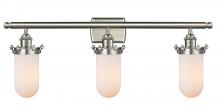  516-3W-SN-CE231-W - Kingsbury - 3 Light - 24 inch - Brushed Satin Nickel - Bath Vanity Light