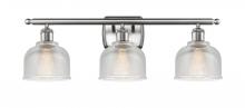  516-3W-SN-G412 - Dayton - 3 Light - 26 inch - Brushed Satin Nickel - Bath Vanity Light