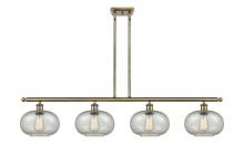  516-4I-AB-G249 - Gorham - 4 Light - 48 inch - Antique Brass - Cord hung - Island Light