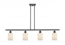  516-4I-BK-G341 - Hadley - 4 Light - 48 inch - Matte Black - Cord hung - Island Light