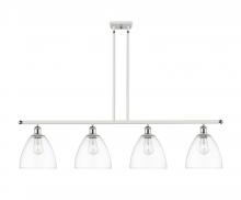  516-4I-WPC-GBD-92-LED - Bristol - 4 Light - 48 inch - White Polished Chrome - Cord hung - Island Light