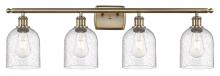  516-4W-AB-G558-6SDY - Bella - 4 Light - 36 inch - Antique Brass - Bath Vanity Light