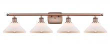  516-4W-AC-G131 - Orwell - 4 Light - 38 inch - Antique Copper - Bath Vanity Light