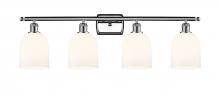  516-4W-PC-G558-6GWH - Bella - 4 Light - 36 inch - Polished Chrome - Bath Vanity Light