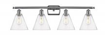  516-4W-PC-GBC-84 - Berkshire - 4 Light - 38 inch - Polished Chrome - Bath Vanity Light