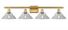  516-4W-SG-G132 - Orwell - 4 Light - 38 inch - Satin Gold - Bath Vanity Light