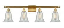  516-4W-SG-G2811 - Hanover - 4 Light - 36 inch - Satin Gold - Bath Vanity Light