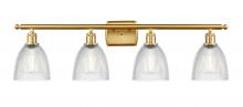  516-4W-SG-G382 - Castile - 4 Light - 36 inch - Satin Gold - Bath Vanity Light