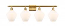 Innovations Lighting 516-4W-SG-G651-8 - Cindyrella - 4 Light - 38 inch - Satin Gold - Bath Vanity Light