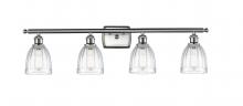  516-4W-SN-G442 - Brookfield - 4 Light - 36 inch - Brushed Satin Nickel - Bath Vanity Light