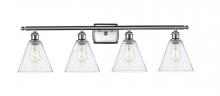  516-4W-SN-GBC-84 - Berkshire - 4 Light - 38 inch - Brushed Satin Nickel - Bath Vanity Light