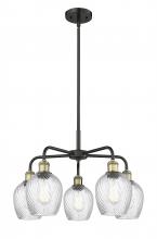  516-5CR-BAB-G292 - Salina - 5 Light - 24 inch - Black Antique Brass - Chandelier