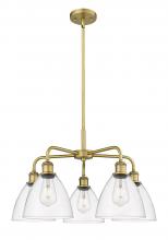  516-5CR-BB-GBD-752 - Bristol - 5 Light - 26 inch - Brushed Brass - Chandelier