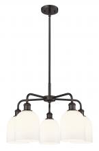  516-5CR-OB-G558-6GWH - Bella - 5 Light - 24 inch - Oil Rubbed Bronze - Chandelier