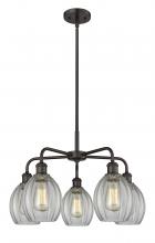  516-5CR-OB-G82 - Eaton - 5 Light - 24 inch - Oil Rubbed Bronze - Chandelier