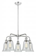  516-5CR-PC-G2812 - Hanover - 5 Light - 24 inch - Polished Chrome - Chandelier