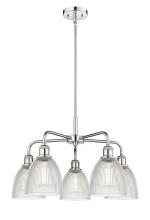  516-5CR-PC-G382 - Castile - 5 Light - 24 inch - Polished Chrome - Chandelier