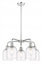  516-5CR-PC-G558-6CL - Bella - 5 Light - 24 inch - Polished Chrome - Chandelier