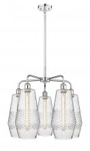  516-5CR-PC-G684-7 - Windham - 5 Light - 25 inch - Polished Chrome - Chandelier