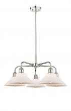  516-5CR-PN-G131 - Orwell - 5 Light - 26 inch - Polished Nickel - Chandelier