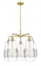  516-5CR-SG-G682-7 - Windham - 5 Light - 25 inch - Satin Gold - Chandelier