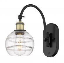  518-1W-BAB-G556-6CL - Rochester - 1 Light - 6 inch - Black Antique Brass - Sconce