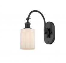  518-1W-BK-G341 - Hadley - 1 Light - 5 inch - Matte Black - Sconce