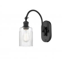  518-1W-BK-G342 - Hadley - 1 Light - 5 inch - Matte Black - Sconce