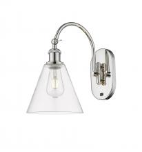  518-1W-PN-GBC-82 - Berkshire - 1 Light - 8 inch - Polished Nickel - Sconce