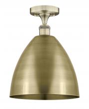  616-1F-AB-MBD-12-AB - Bristol - 1 Light - 12 inch - Antique Brass - Semi-Flush Mount