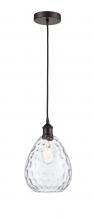  616-1P-OB-G372 - Waverly - 1 Light - 8 inch - Oil Rubbed Bronze - Cord hung - Mini Pendant