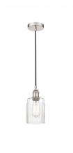  616-1P-PN-G342 - Hadley - 1 Light - 5 inch - Polished Nickel - Cord hung - Mini Pendant