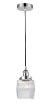  616-1PH-PC-G302 - Colton - 1 Light - 6 inch - Polished Chrome - Cord hung - Mini Pendant