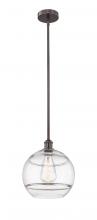  616-1S-OB-G556-12CL - Rochester - 1 Light - 12 inch - Oil Rubbed Bronze - Cord hung - Mini Pendant