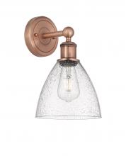  616-1W-AC-GBD-754 - Bristol - 1 Light - 8 inch - Antique Copper - Sconce