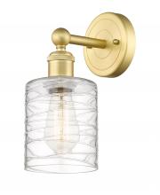  616-1W-SG-G1113 - Cobbleskill - 1 Light - 5 inch - Satin Gold - Sconce