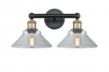  616-2W-BAB-G132 - Orwell - 2 Light - 17 inch - Black Antique Brass - Bath Vanity Light