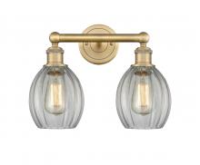  616-2W-BB-G82 - Eaton - 2 Light - 15 inch - Brushed Brass - Bath Vanity Light