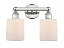  616-2W-PN-G111 - Cobbleskill - 2 Light - 14 inch - Polished Nickel - Bath Vanity Light