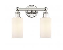  616-2W-PN-G801 - Clymer - 2 Light - 13 inch - Polished Nickel - Bath Vanity Light