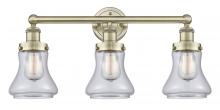  616-3W-AB-G192 - Bellmont - 3 Light - 24 inch - Antique Brass - Bath Vanity Light