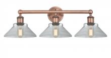  616-3W-AC-G132 - Orwell - 3 Light - 26 inch - Antique Copper - Bath Vanity Light