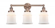  616-3W-AC-G181 - Canton - 3 Light - 24 inch - Antique Copper - Bath Vanity Light