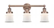  616-3W-AC-G181S - Canton - 3 Light - 23 inch - Antique Copper - Bath Vanity Light