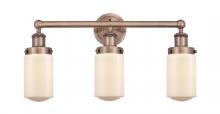  616-3W-AC-G311 - Dover - 3 Light - 23 inch - Antique Copper - Bath Vanity Light