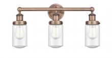  616-3W-AC-G314 - Dover - 3 Light - 23 inch - Antique Copper - Bath Vanity Light